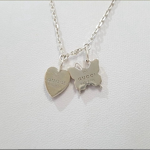 Gucci Heart and Butterfly Necklace - Picture 4 of 9